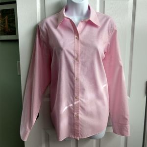 Lauren Ralph Lauren checkered pink button down